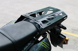 Rear Rack ALUMINIUM for Honda CRF250L-M-Rally (2012-2020). Black