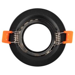 Светильник встраиваемый алюминиевый ЭРА KL96 BK под лампу MR16 GU5.3 черный