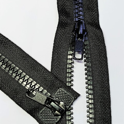 Молнии трактор усиленный Т8, L 100 см, 2 бегунка, чёрный