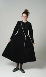 Платье оверсайз из вельвета, "Маска"