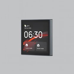 DK7405-BK Панель управления умным домом 4? (Wi-Fi / Zigbee / Bluetooth, Tuya / Smart Life), алюминий + закалённое стекло, цвет чёрный