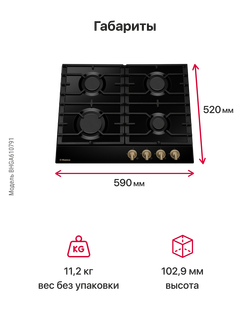 Газовая панель Hansa BHGA610791