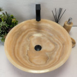 Раковина из оникса Bowl Yellow Big BO-63043 50*50*17 37