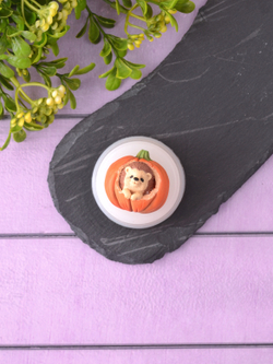 Молд силиконовый "Ежик в тыкве"