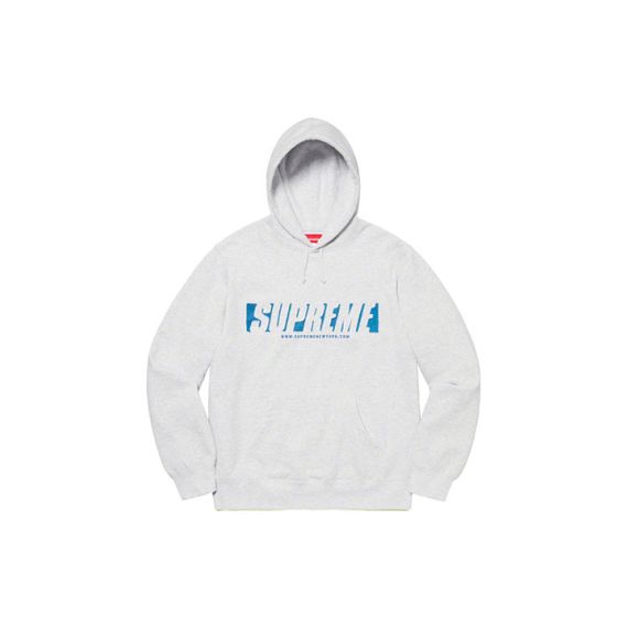 Supreme SS20 Week 1 Reflective Cutout Hooded Sweatshirt Logo