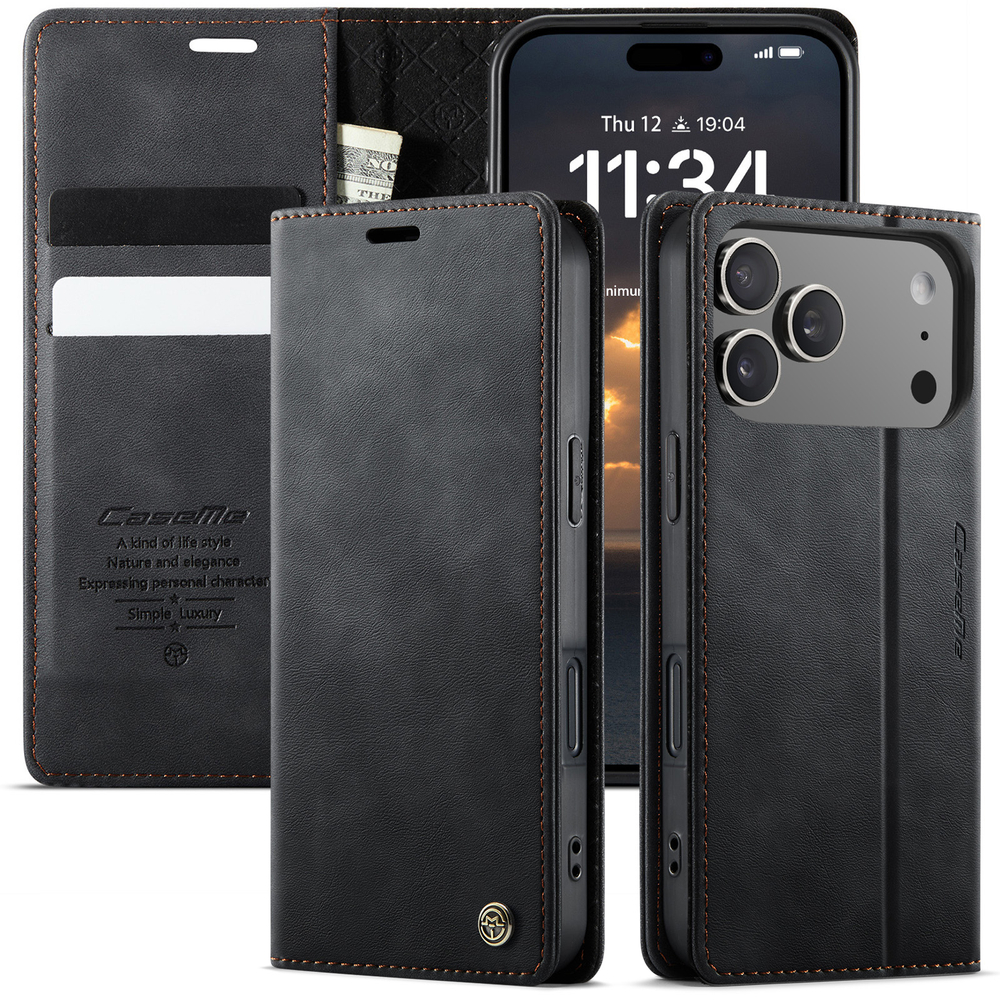 Чехол-книжка CaseMe RFiD iPhone 17 Pro