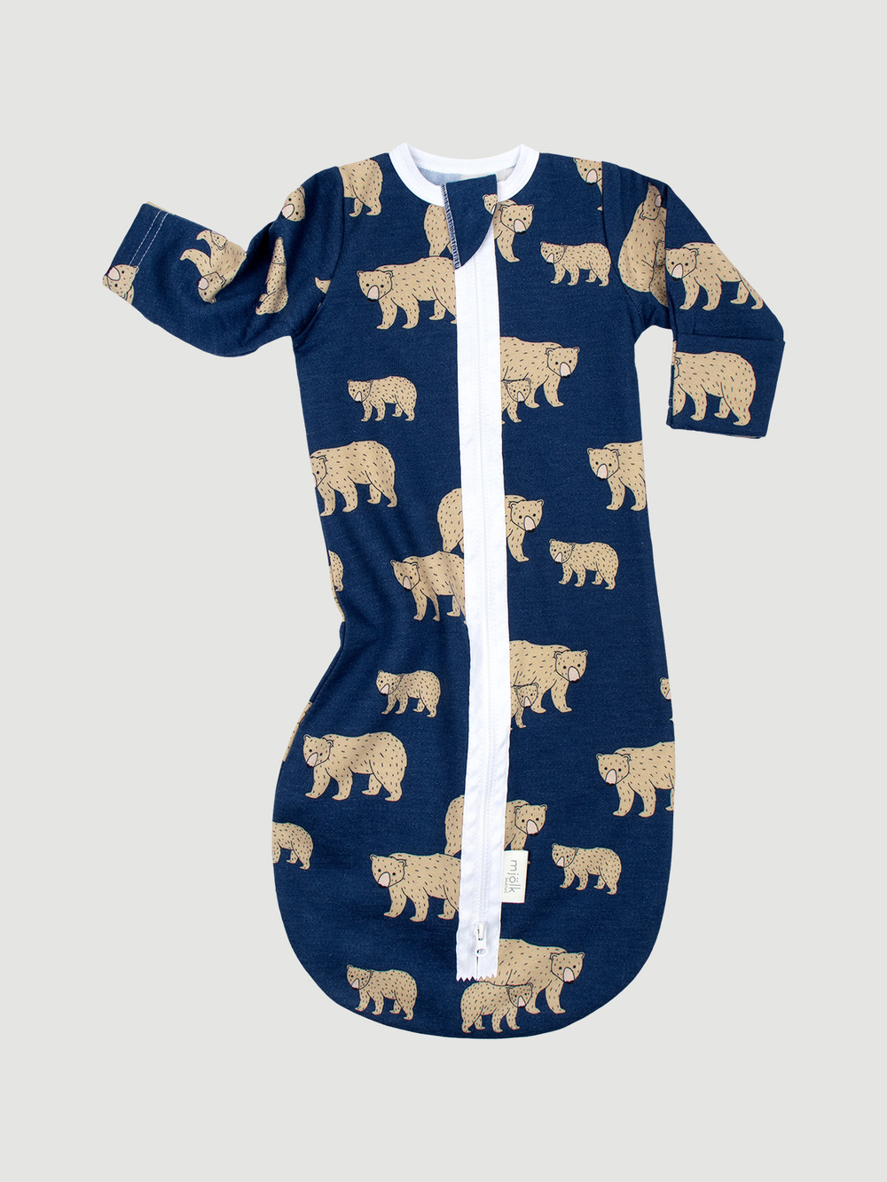 Утеплённый спальный мешок Mjölk Бурые мишки