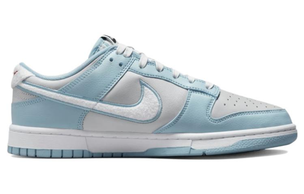 Nike Dunk Low 'Fleece Swoosh Light Blue'