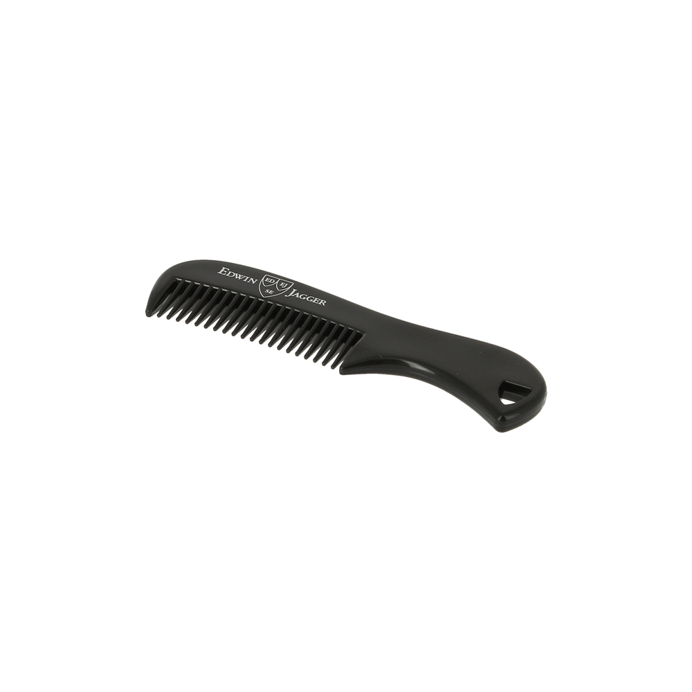 Расческа для бороды и усов черная Edwin Jagger Black Beard & Moustache Comb
