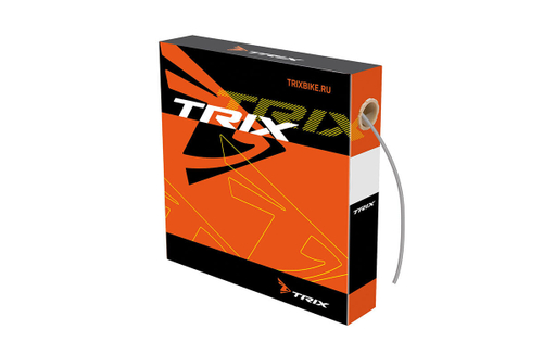 Рубашка троса тормоза TRIX , 5 мм, серая, коробка 50м