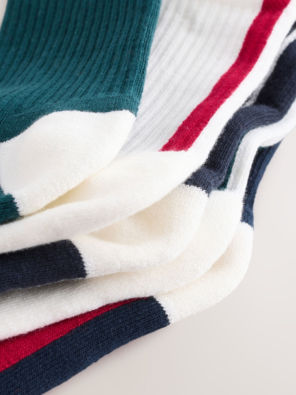 Носки хлопковые для мальчика Next AL5-810, Красный, Черный, Белый