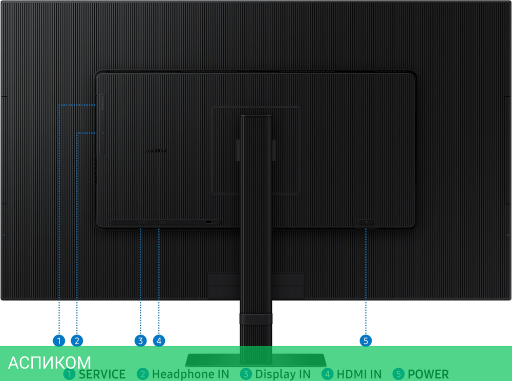 Монитор Samsung 32" ViewFinity S7 S32D700EAUXEN