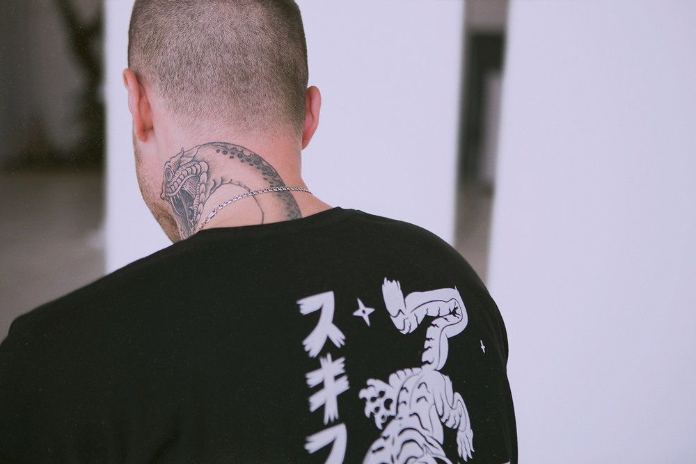 Футболка Tiger Черная