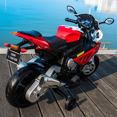 Детский электромобиль "BMW S1000RR", красный