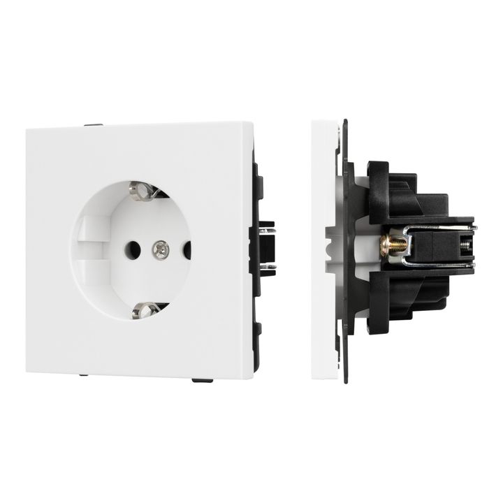 Механизм электрической розетки SCT-TENDO-MEU1-PL-WH (230V, 16A) Arlight 054078