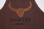 Фартук барбекю Secret De Maison COUNTRY MAN ( mod. M-14331 ) кожа буйвола / ткань, 60*89, коричневый