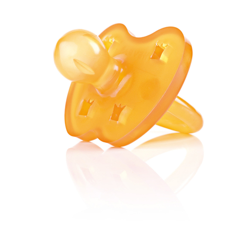 Соска пустышка латексная Hevea Crown round от 3 месяцев