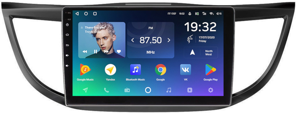 Магнитола для Honda CR-V 4 2012-2016 (большая рамка 10) - Teyes SPRO+ на Android 10, ТОП процессор, 4Гб+64Гб, 4G SIM-слот