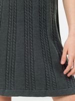 Платье для девочки AT445 темно-серый