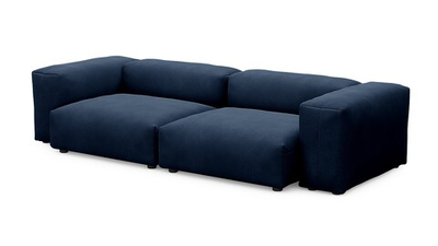 Диван Фиджи двухсекционный (большой) Velutto 54 273*116*62 см,  Велютто Нераскладной Фиеста