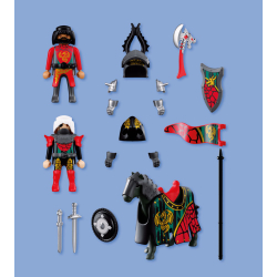 Playmobil Knights 72118 Предводитель рыцарей герба Дракон 25 деталей — фото 3