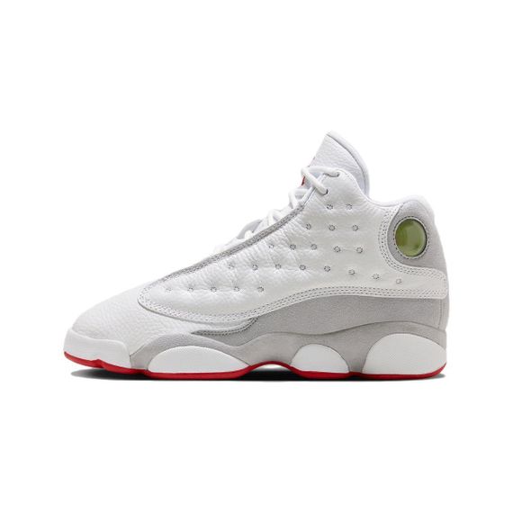 Jordan Air Jordan 13 Детские баскетбольные мячи СРЕДНЕГО размера Белый/Большой серый/Настоя красный Юнисекс