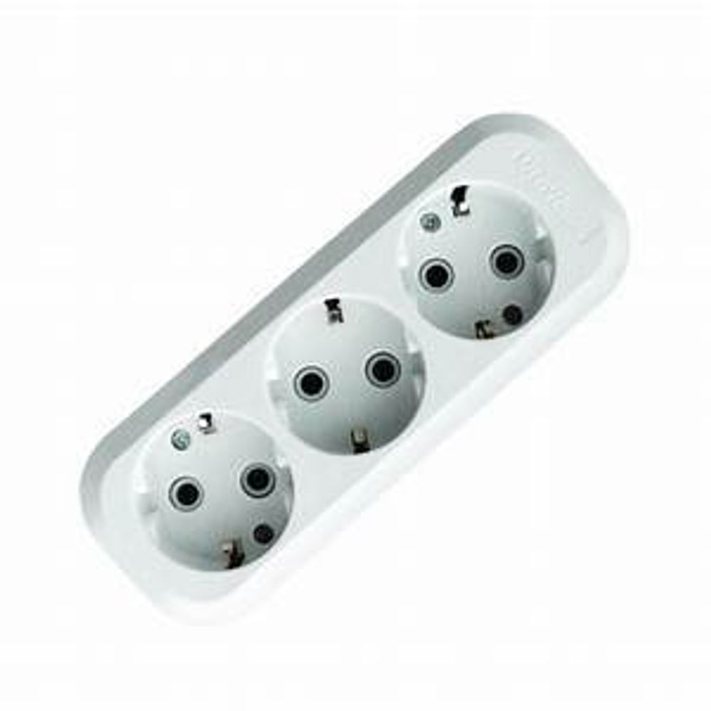 Колодка 3 гн. с/з 16А 250В с/з IONICH (UNIVersal)