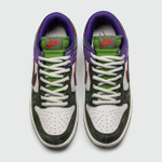 Кроссовки Nike Dunk Low Green / Grey Violet