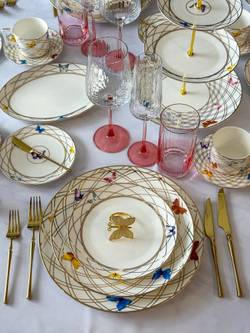 Закусочная/салатная тарелка 22см First Lady Танец бабочек