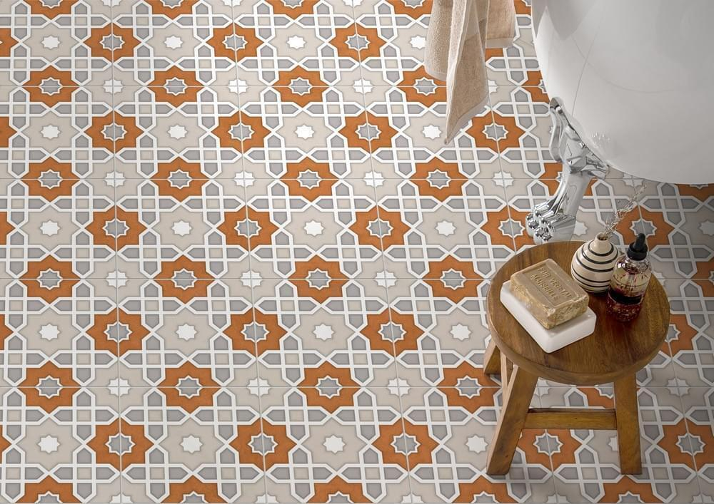 Ennface Pattern Morocco Cobalt 20x20