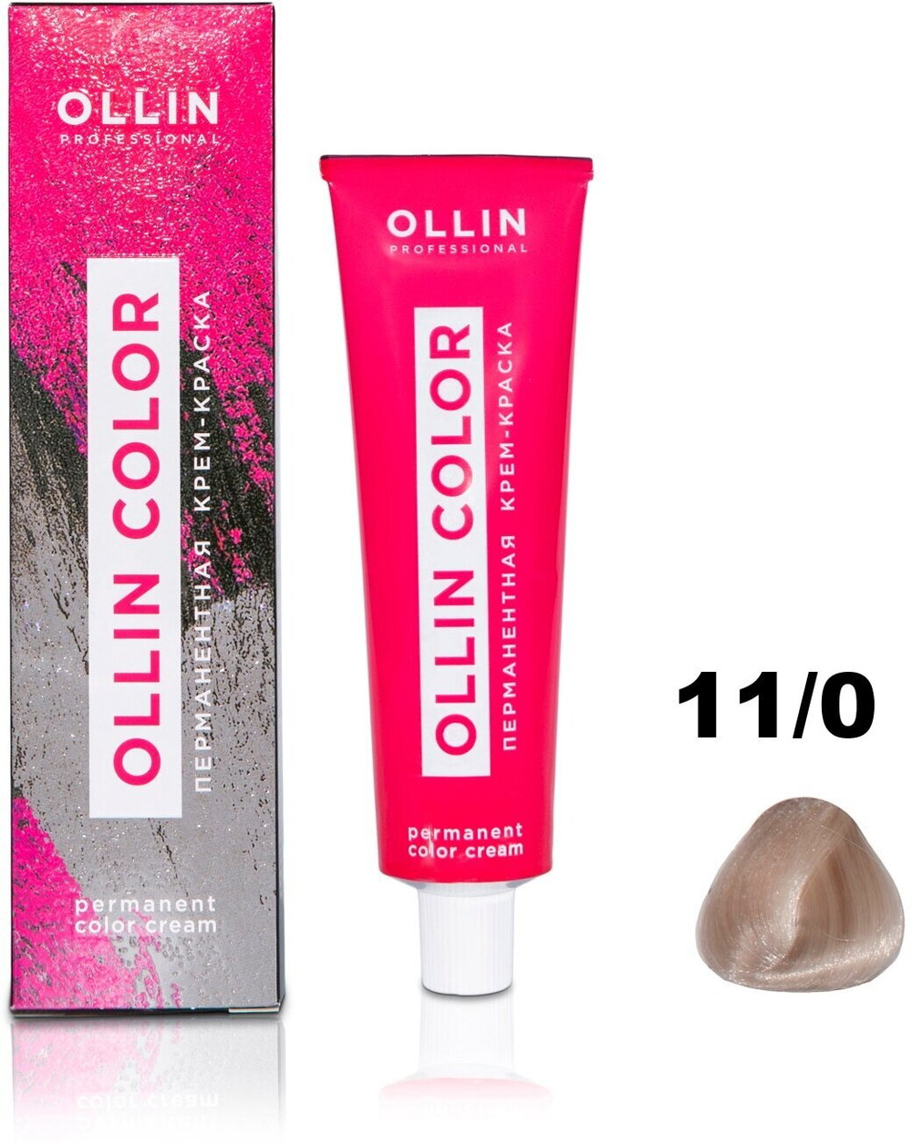OLLIN COLOR 11/0 специальный блондин 60мл Перманентная крем-краска для волос