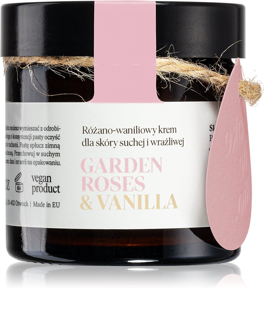 Make Me BIO Garden Roses & Vanilla - питательный увлажняющий крем для сухой и очень сухой чувствительной кожи /   60  ml  / GTIN 5903111374822