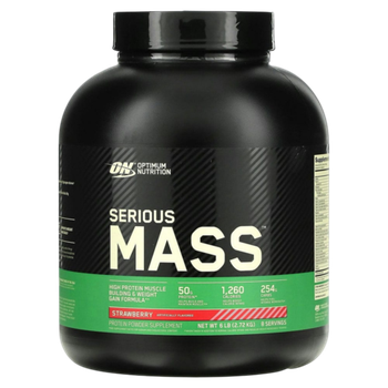Optimum Nutrition Serious Mass 2,72 кг (6 фунтов), Гейнер