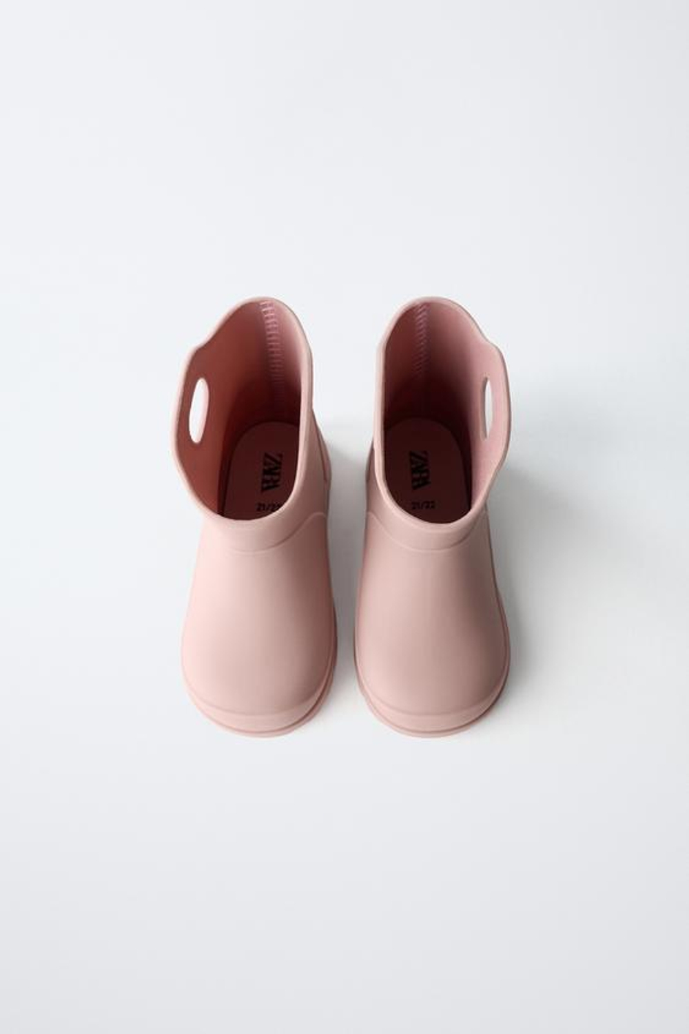 ZARA РЕЗИНОВЫЕ САПОГИ, РОЗОВЫЙ