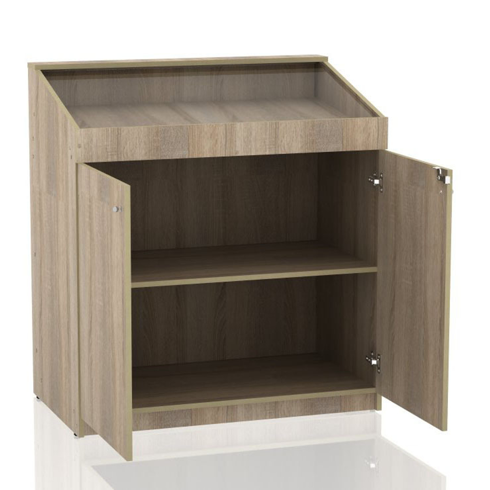 Музейная витрина с наклоном 1000х600 (арт. 213010140)