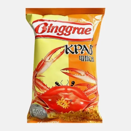 Чипсы Binggrae Краб 50г
