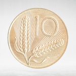 Italy 10 Lire 1974 R, VF