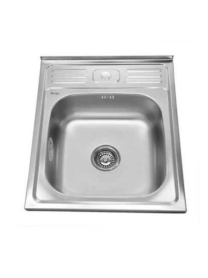 Мойка накладная 500х600  0,6/160 бол. сифон