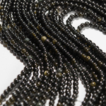 Золотой обсидиан, бусины в форме шара, 3,4мм