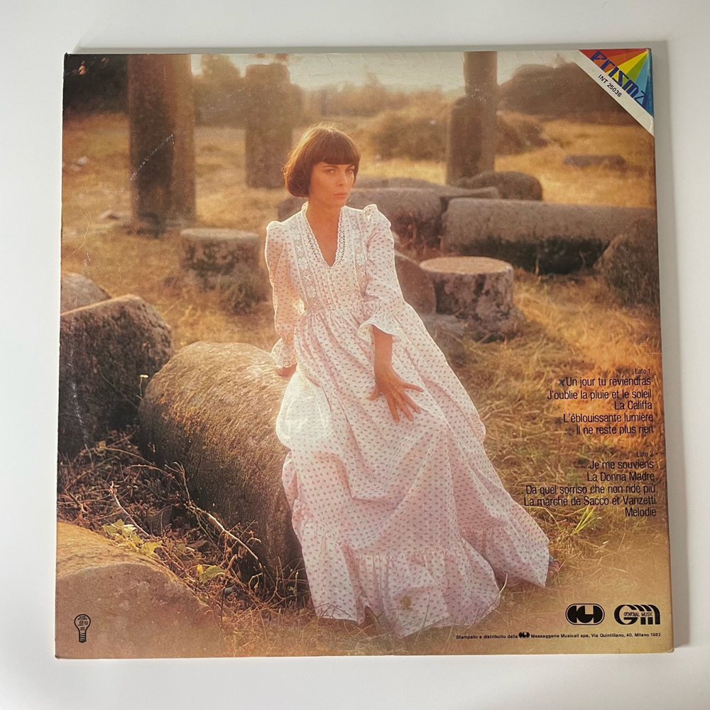 Винтажная виниловая пластинка LP Мирей Матье, Mireille Mathieu Canta Ennio Morricone (Италия 1974)