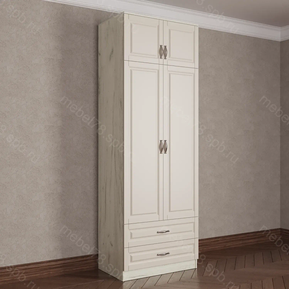 Шкаф распашной с антресолью 2/4