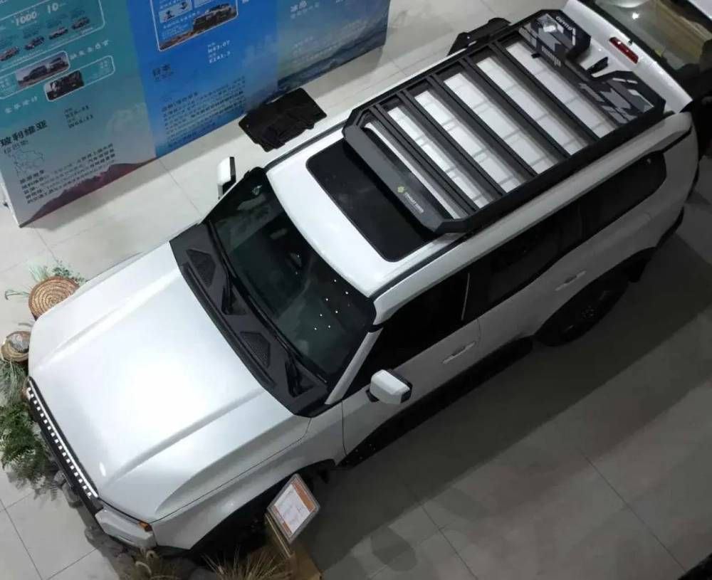 Платформа на крышу с лестницей багажник на Toyota Land Cruiser Prado 250 LC250 крузак прадо