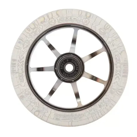 Колеса Комета Старт Прозрачный / Хром