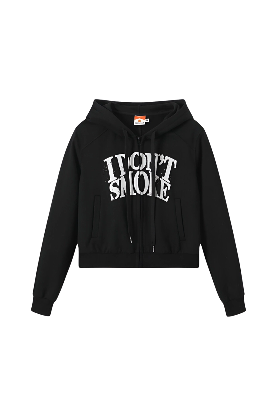 Худи DONSMOKE "Basic Logo" Cropped & Loose fit Hoodie