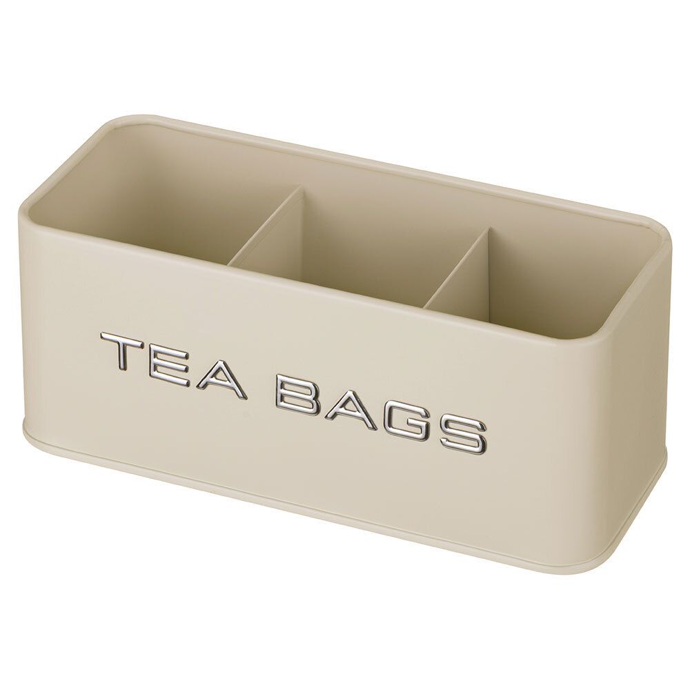 БАНКА AGNESS ДЛЯ ЧАЙНЫХ ПАКЕТИКОВ, 20,5Х9Х8 СМ, ЦВЕТ: IVORY