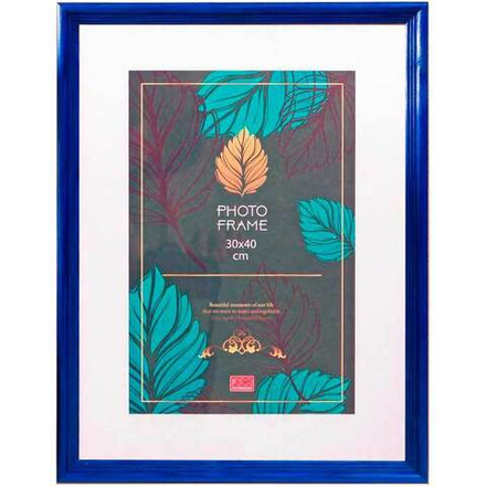 Фоторамка сосна 30х40 см синяя