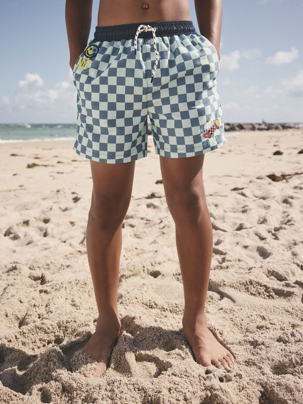 Плавки для мальчика Next E22-821, Синий, Мятный