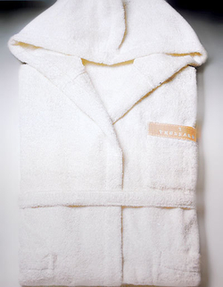 Элитный махровый халат Golf белый от Trussardi