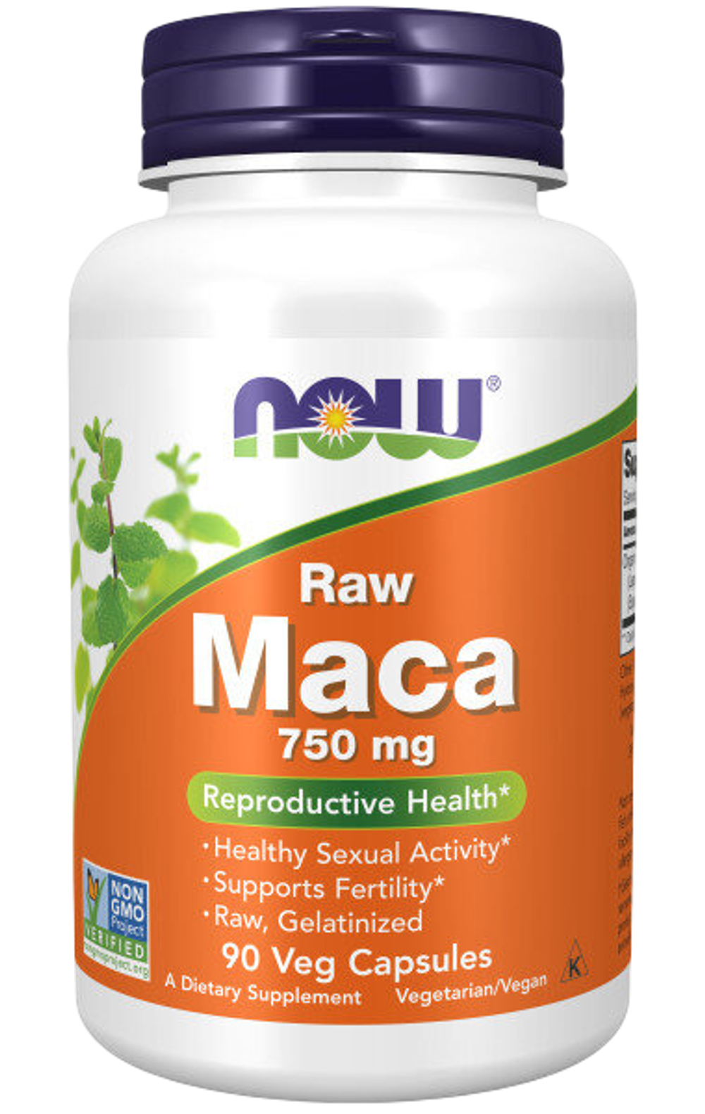Now Foods Maca 550 mg 90 veg capsules, Мака Перуанская