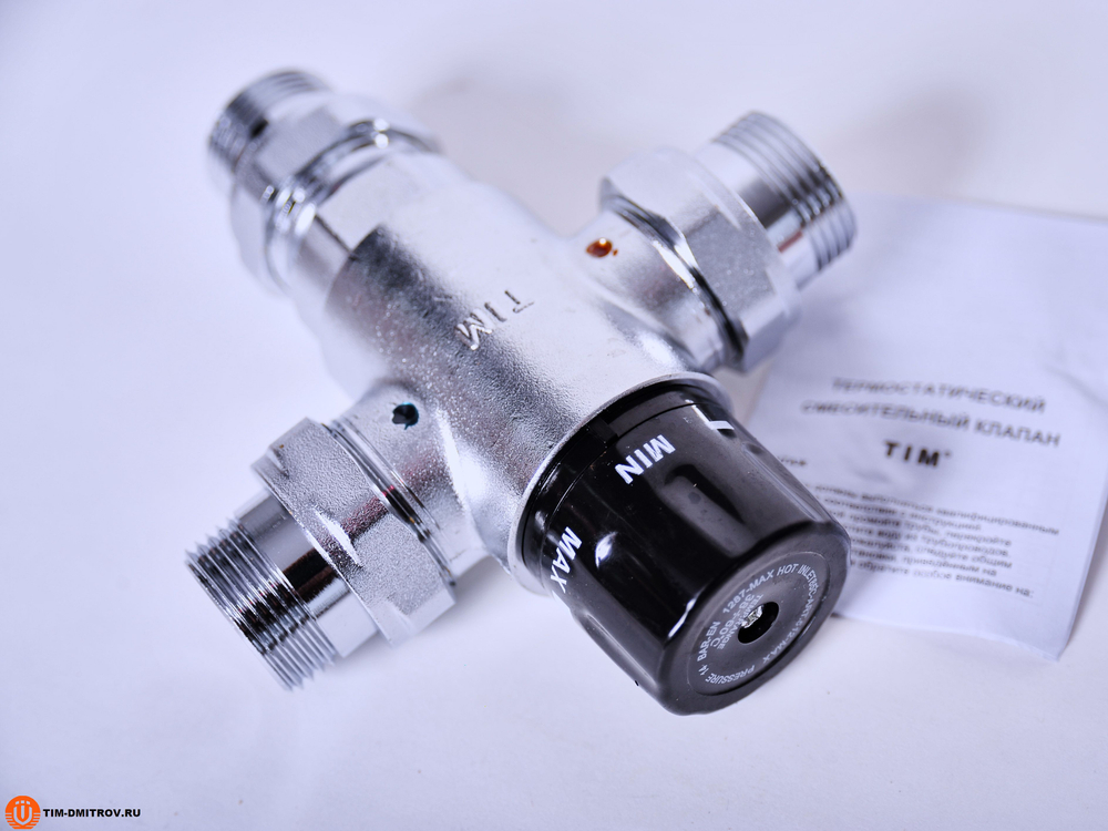 Термосмеситель 1" 38-60*C TIM (BL8804)